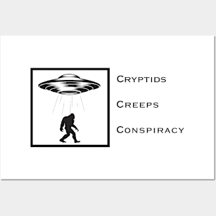 CryptidsCreepsAndConspiracy Posters and Art